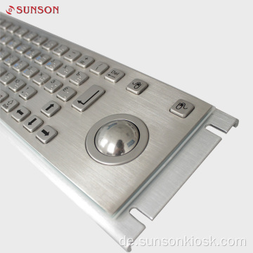 Metallische Anti-Aufruhr-Tastatur für Informationskioske